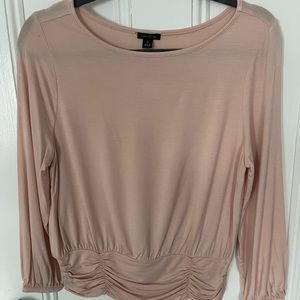 Ann Taylor Shirred Waist Top